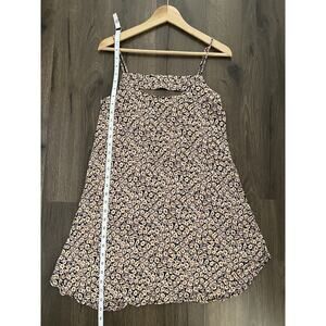 Flynn Skye Floral Spaghetti Strap Slip Mini Dress Orange Floral Size 2